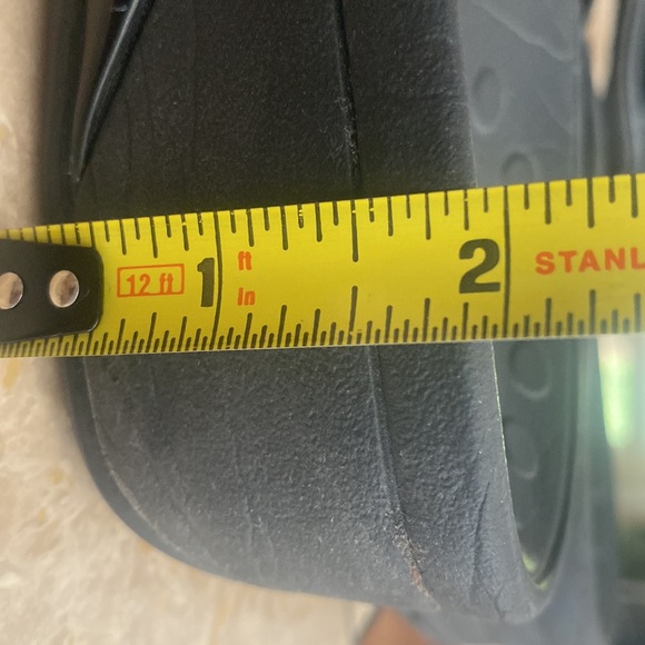 Women’s Vionic Laser Cut Leather and Fabric Black- Tide II Flip Flop, Sz. U.S. 8 - Picture 7 of 8